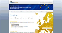 Desktop Screenshot of privacy-europe.com